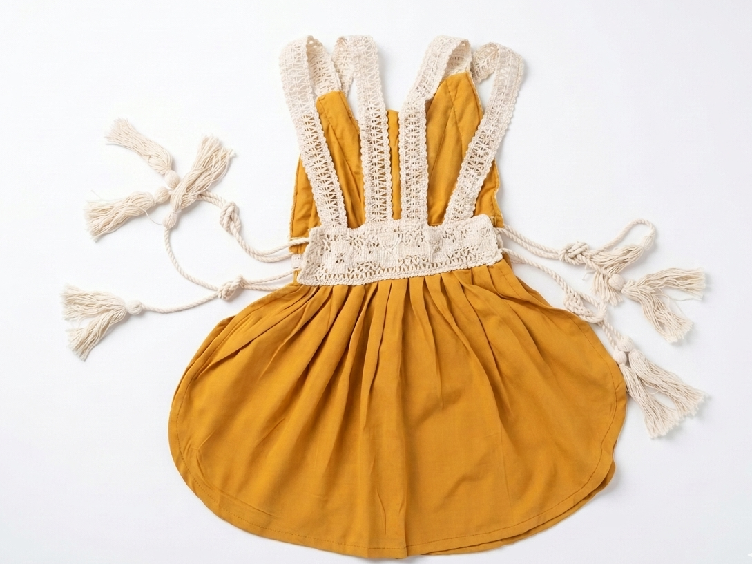 Little Sweetheart Dress Mustard