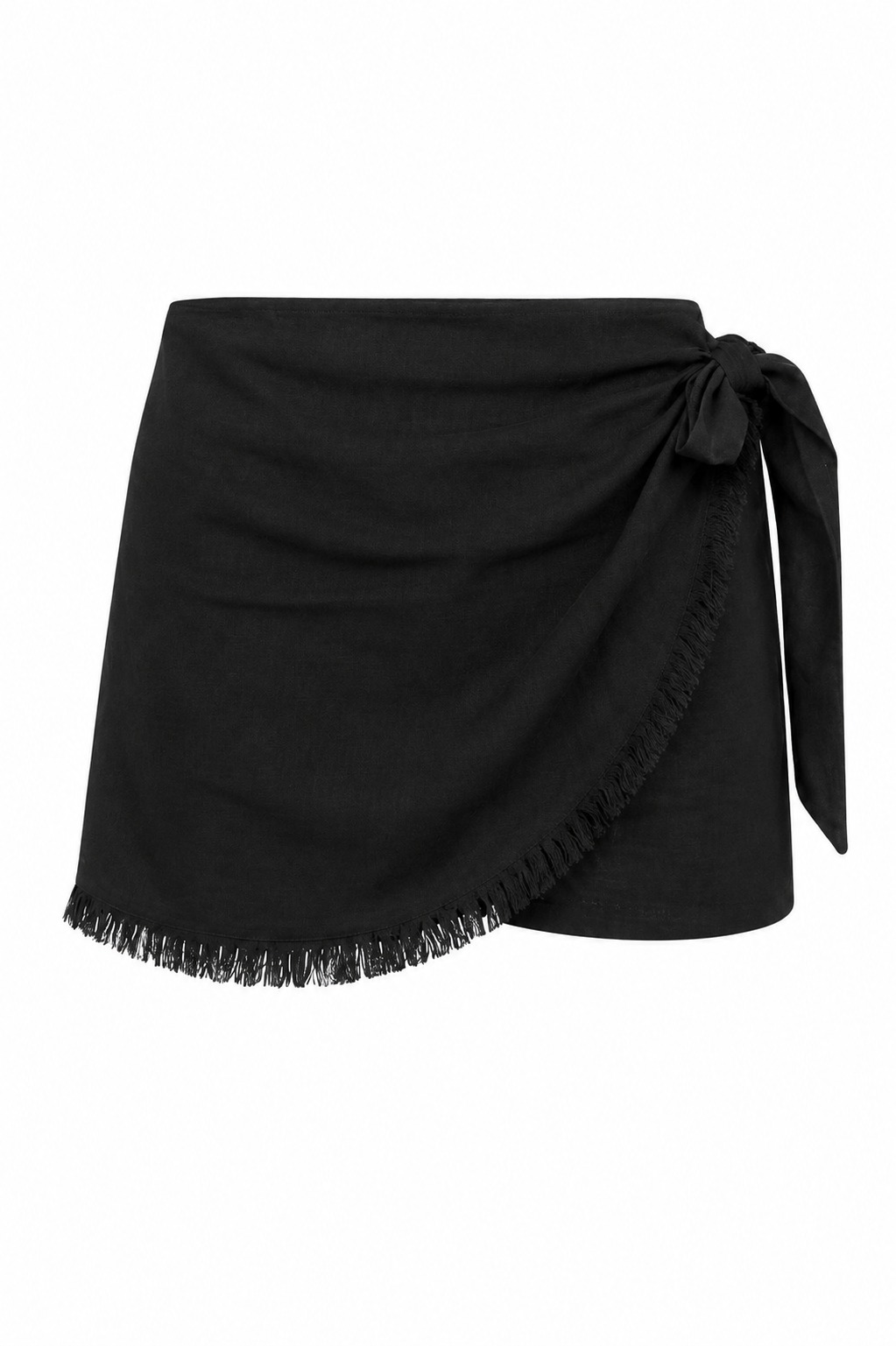 Sunset Shorts in Linen Black