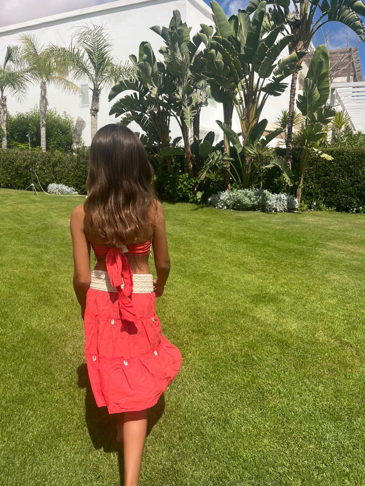 Little Gypsy Skirt in Hot pink