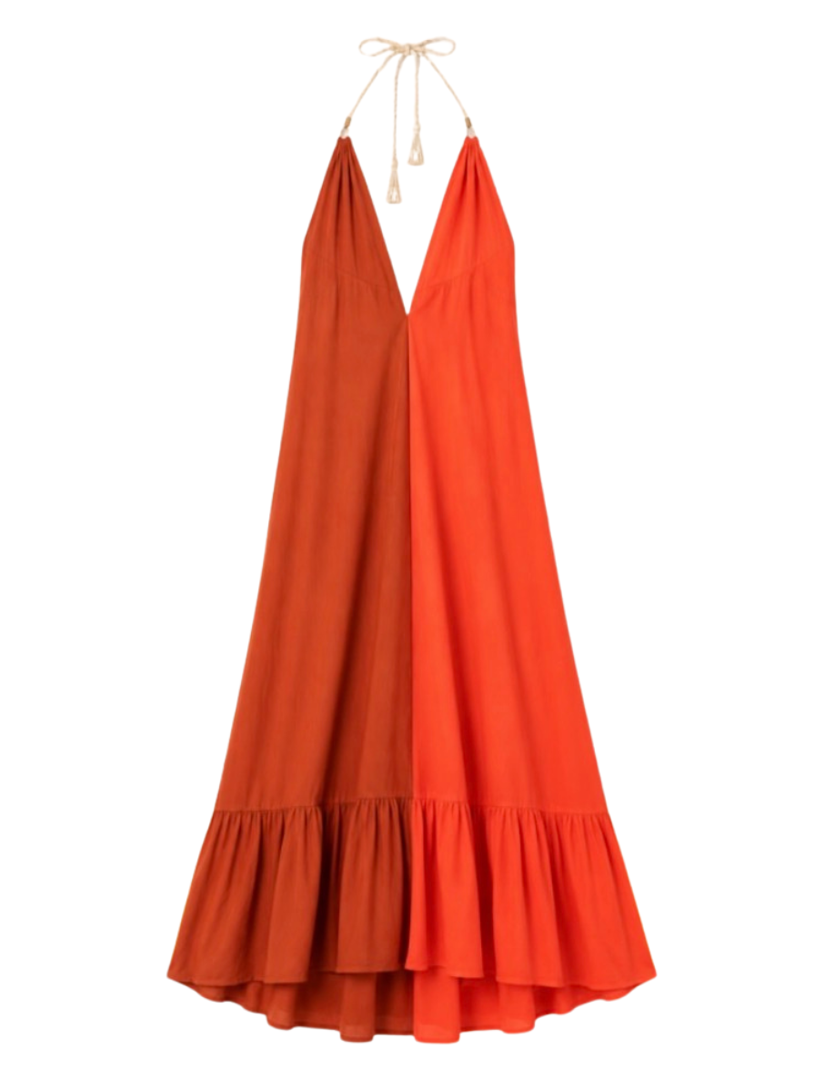 Samba Dress in Sunset Shades