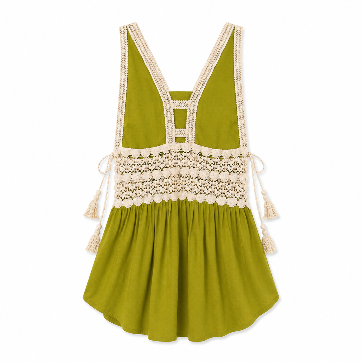 ⁠⁠Sweetpea Dress in Kiwi Green