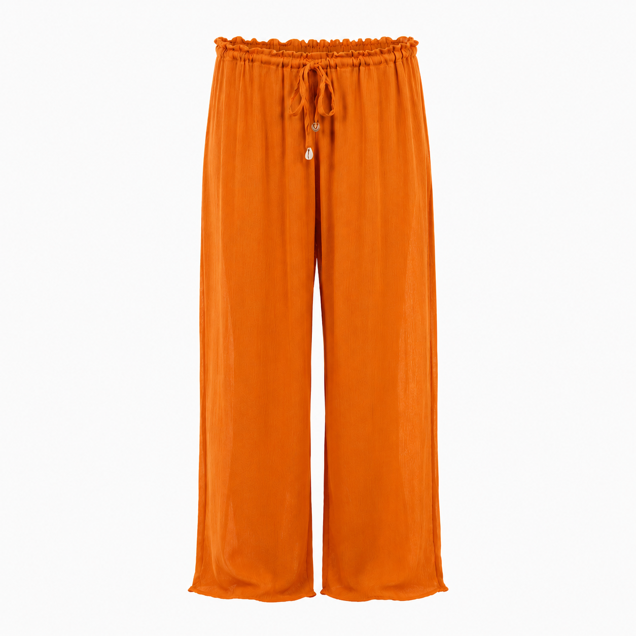 Lucky Lola Chiffon Pants in Peach