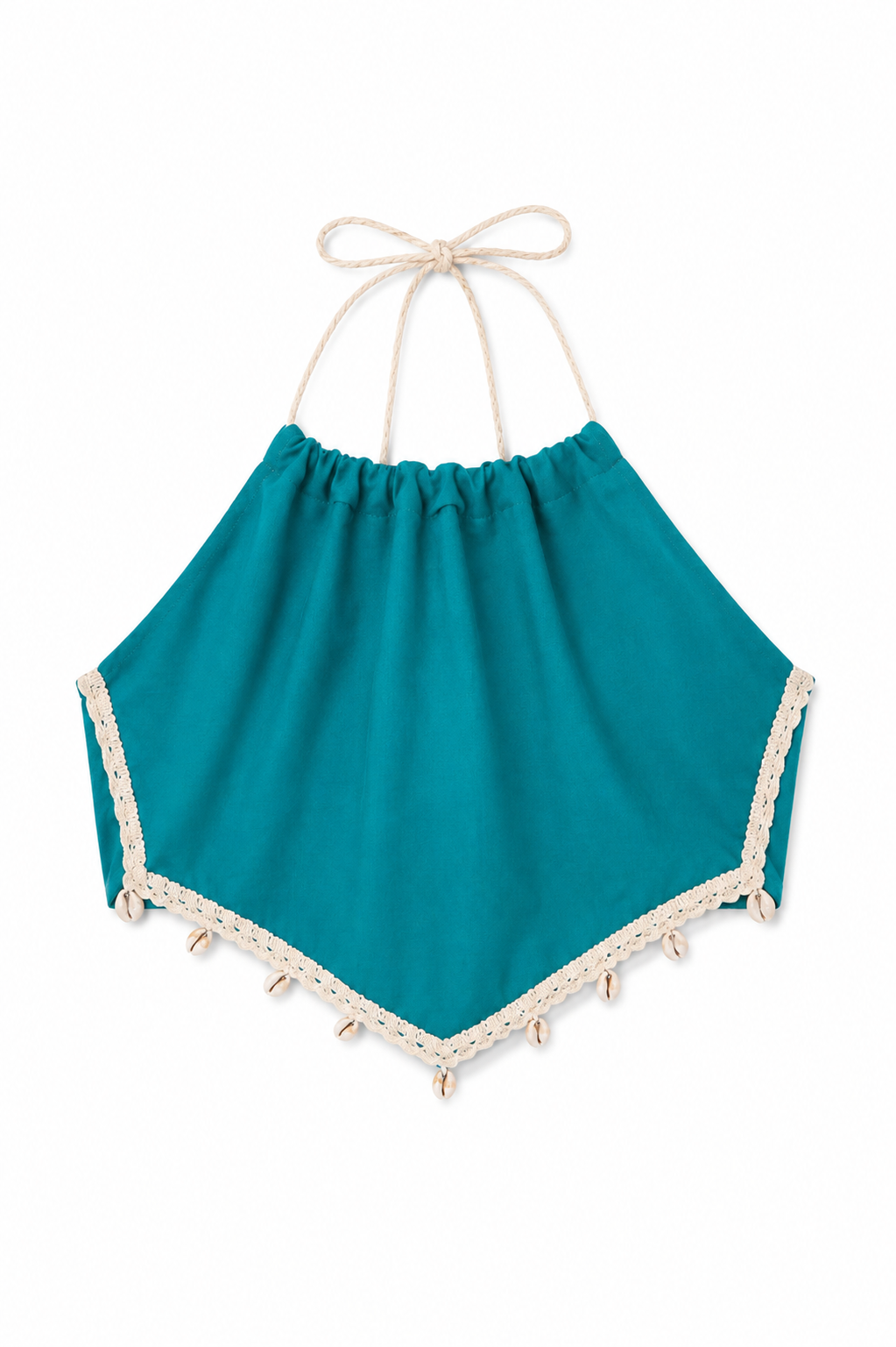 Shelly Halter Top in Turquoise