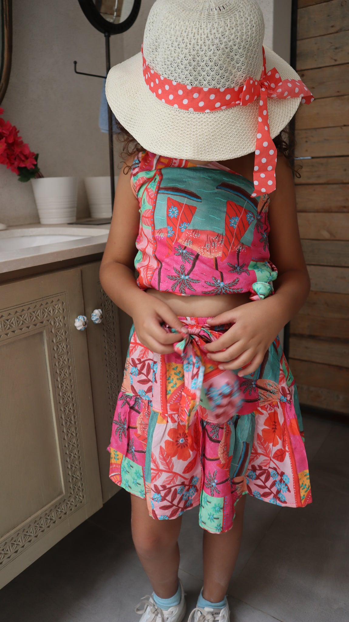 Little Swirlin Knot Skirt In Roeqiya