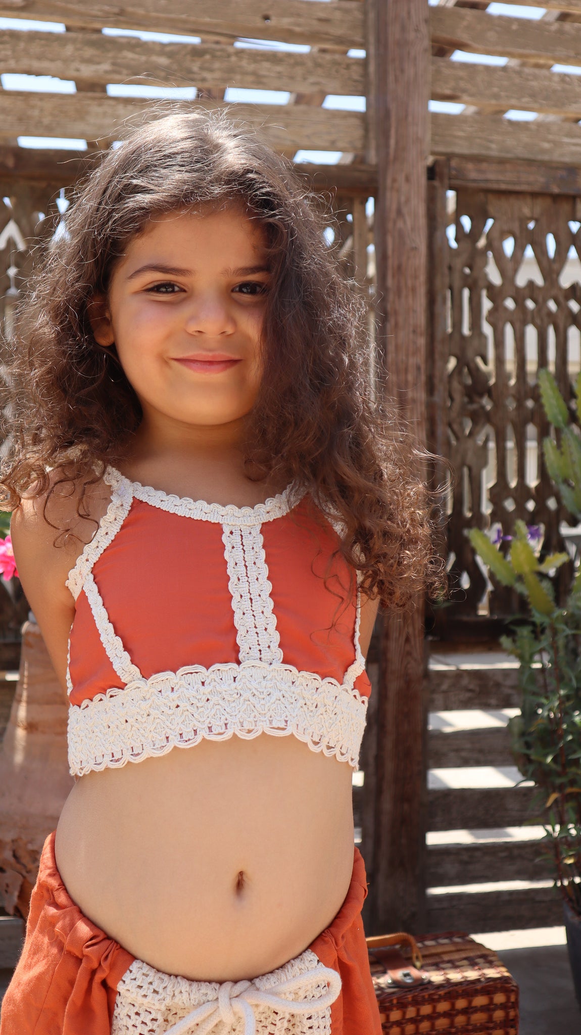 Little Seaside Cami Top in Brick