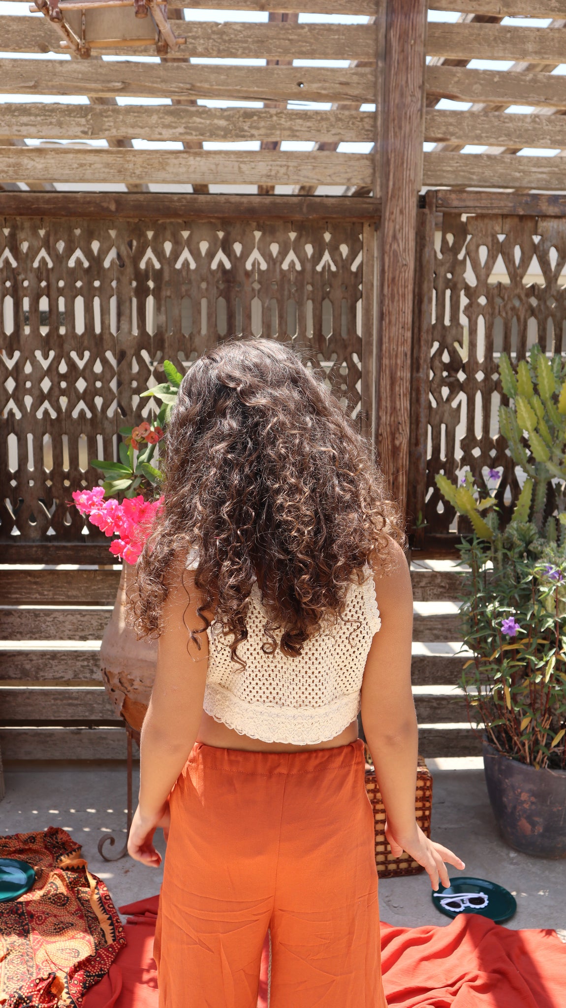 Little Seaside Cami Top in Brick