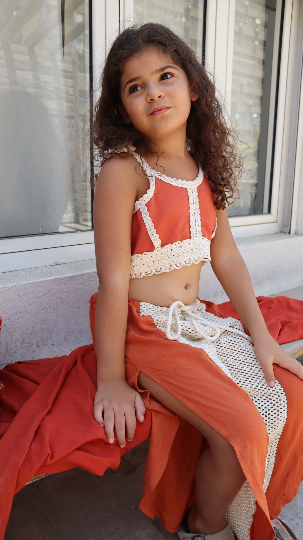 Little Seaside Cami Top in Brick