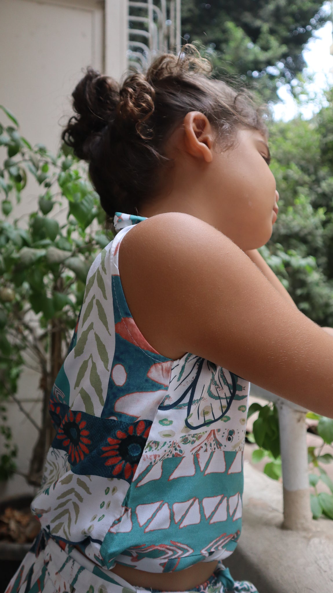 Little Swirlin Top in Delicate Dreams