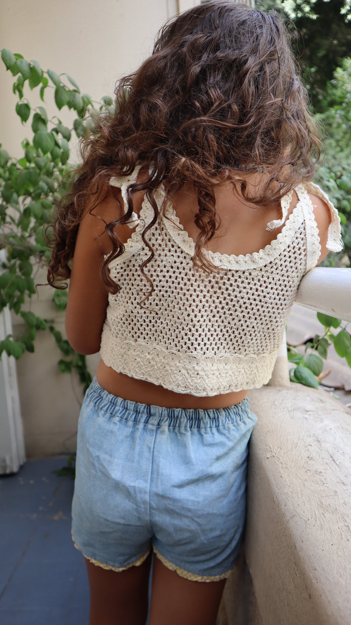 Little Seaside Cami Top in White