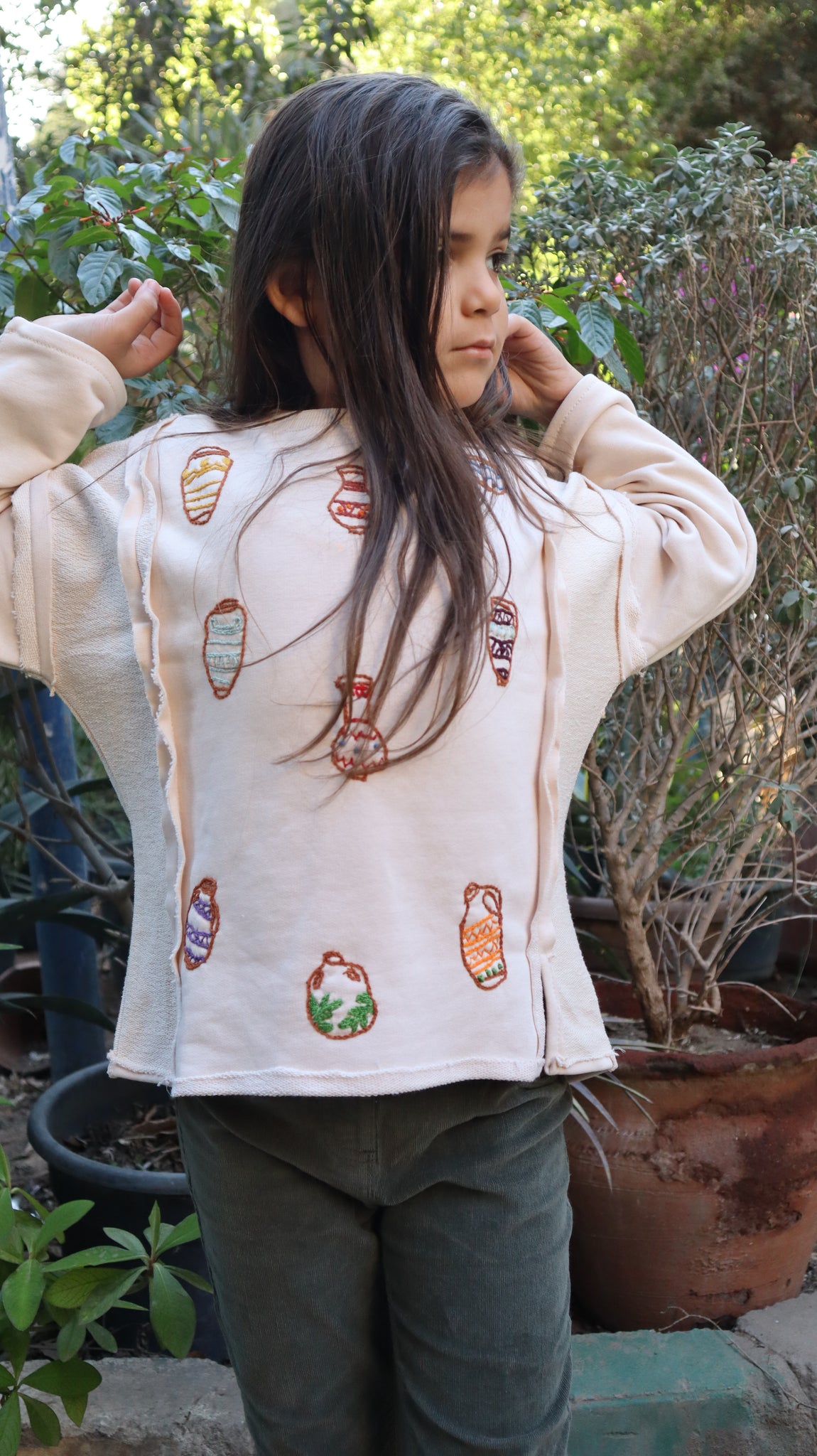 Little Olal Sweater in Cream