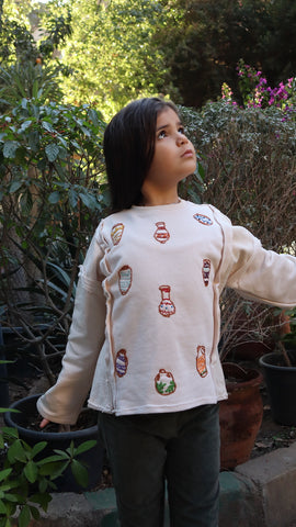 Little Olal Sweater in Cream