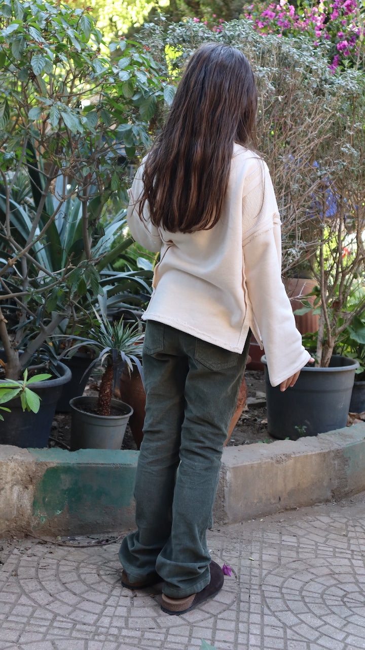 Little Olal Sweater in Cream