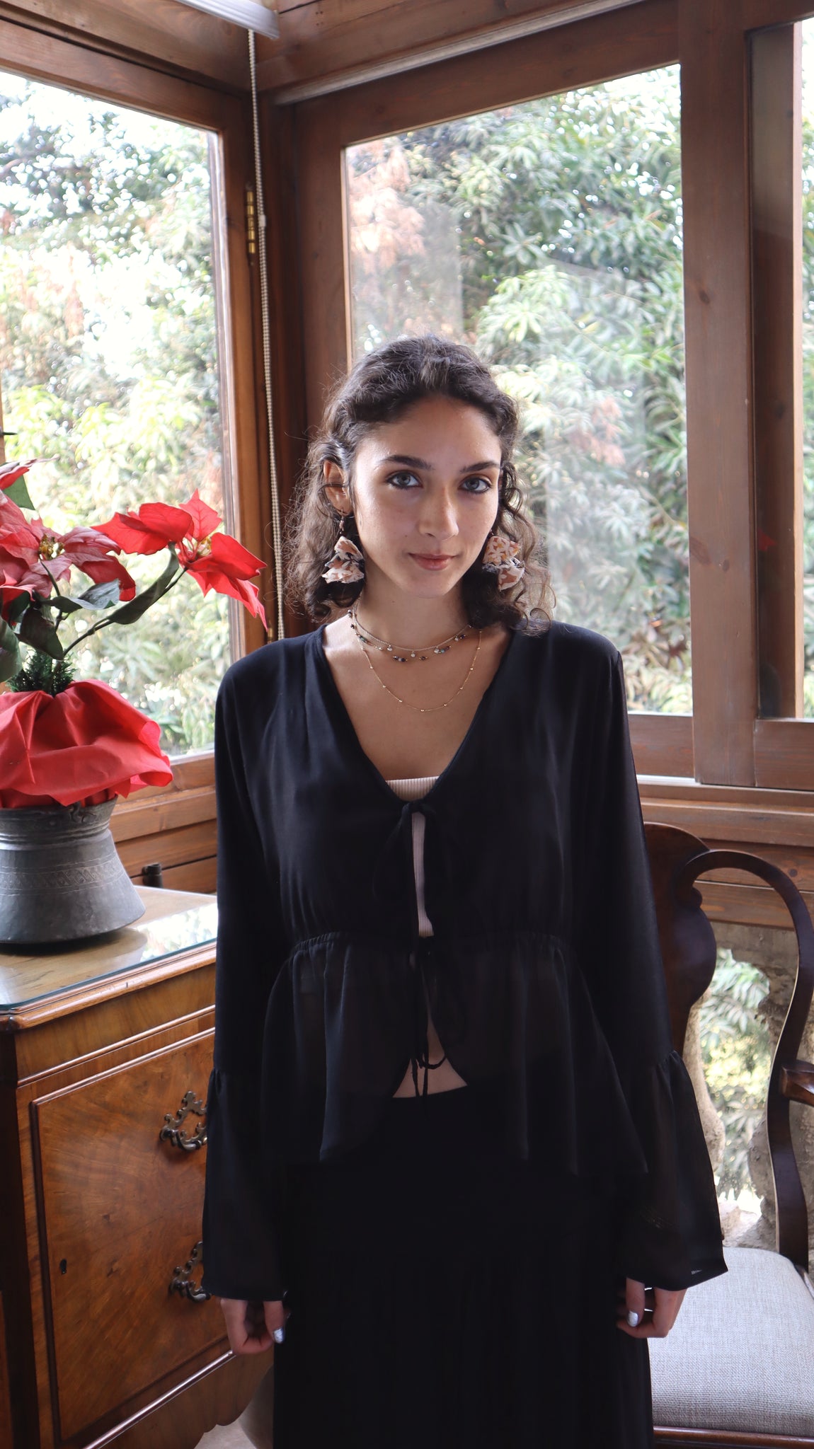 Lucky Lola Top in Black