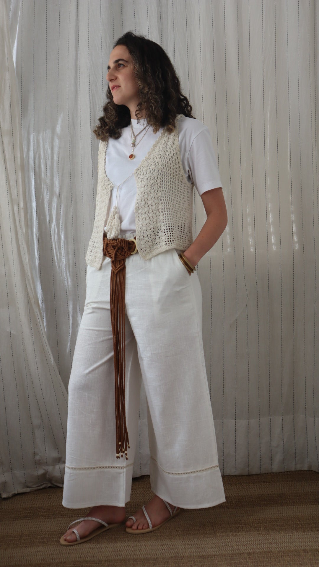 Beachtime Pants in Cream