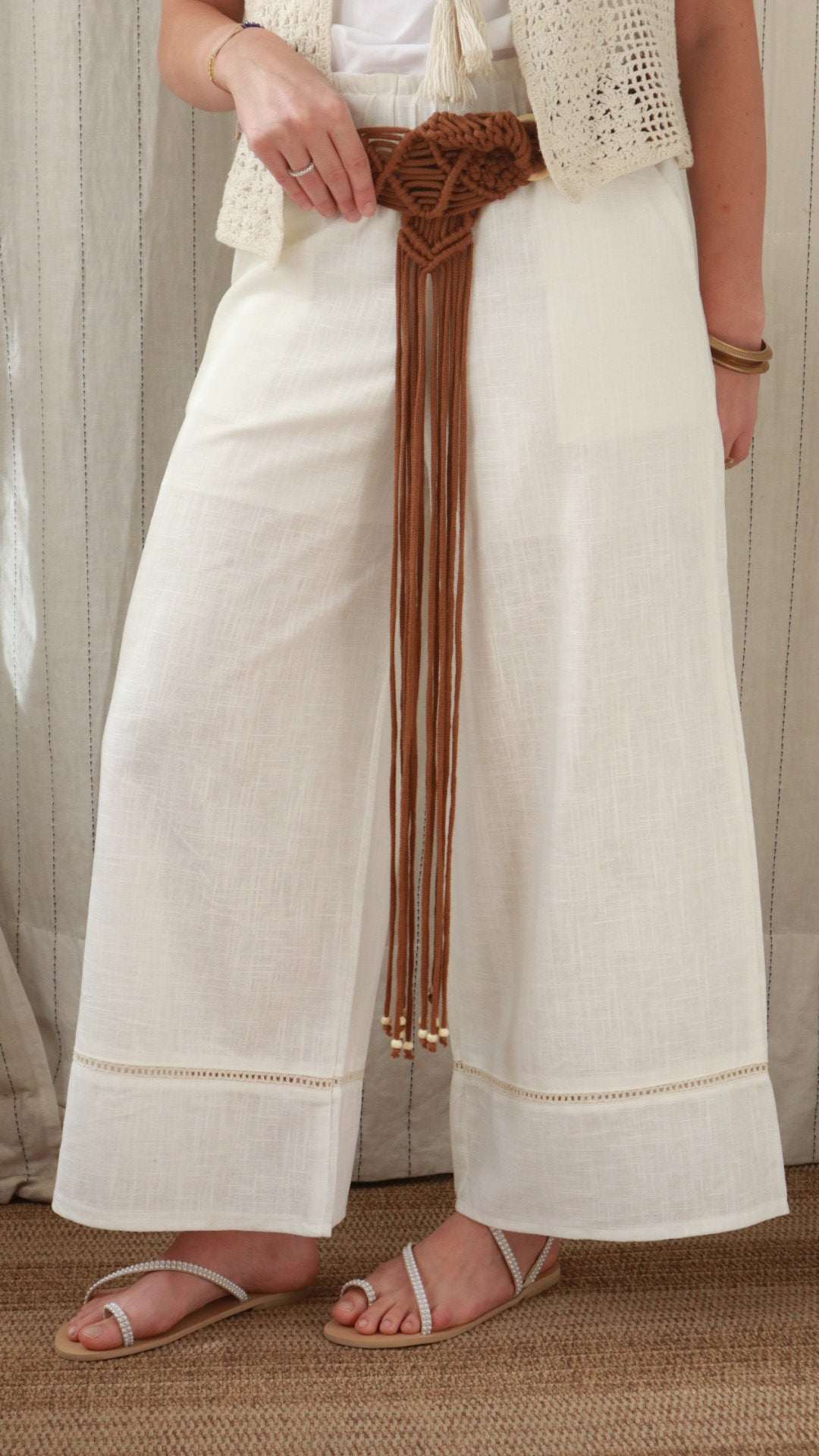 Beachtime Pants in Cream