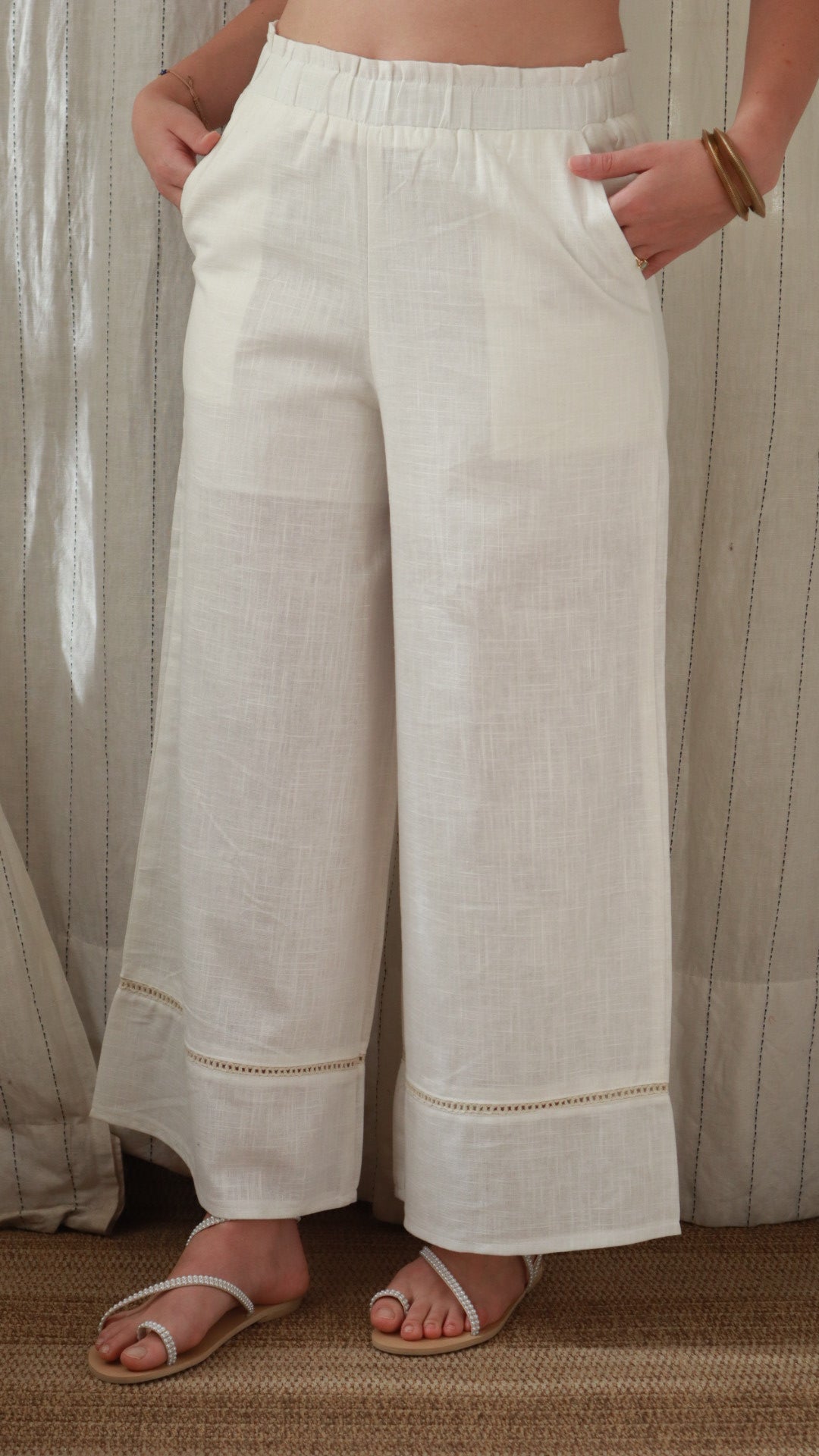 Beachtime Pants in Cream