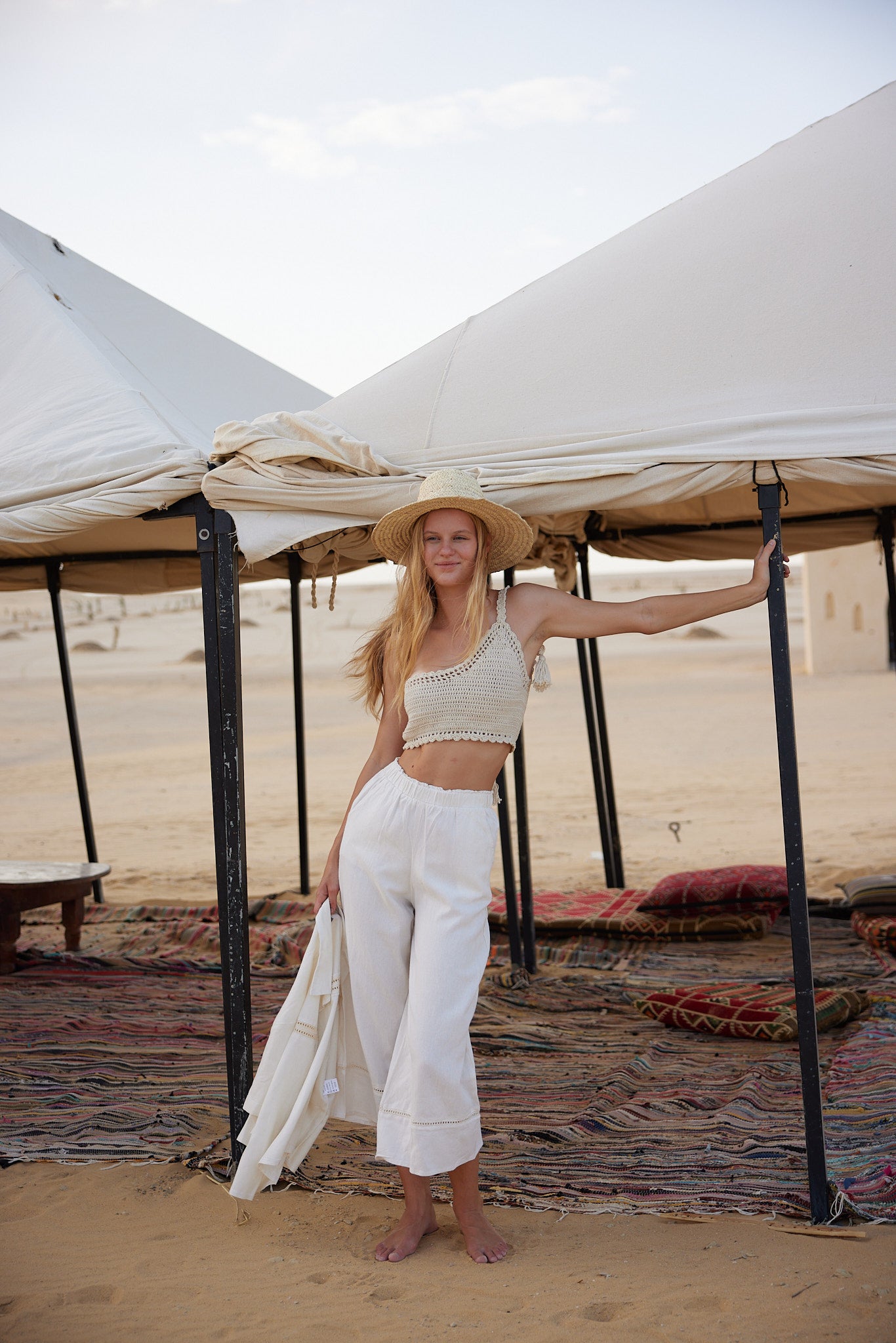 Beachtime Pants in Cream