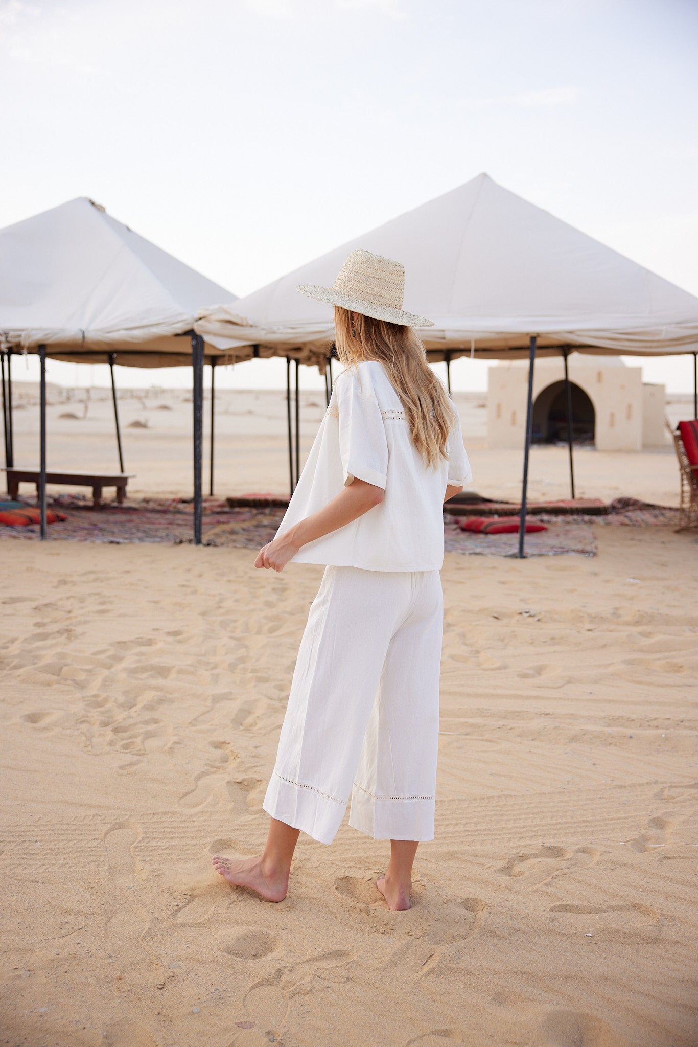 Beachtime Pants in Cream