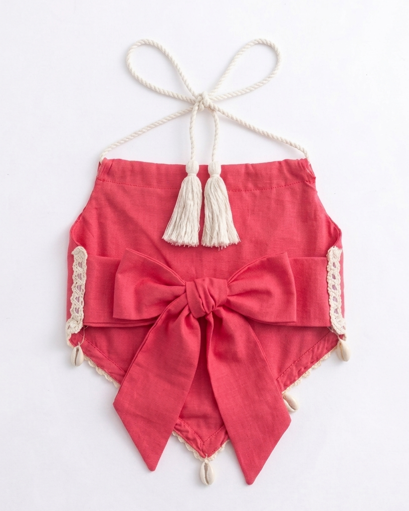 Little Shelly Halter Top Pink