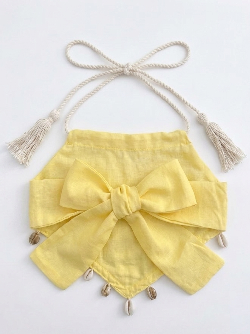 Little Shelly Halter Top yellow