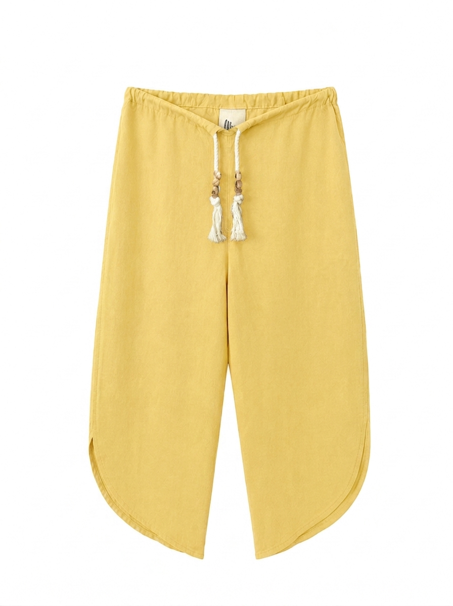 Little Shelly Slits of Air Pants yellow