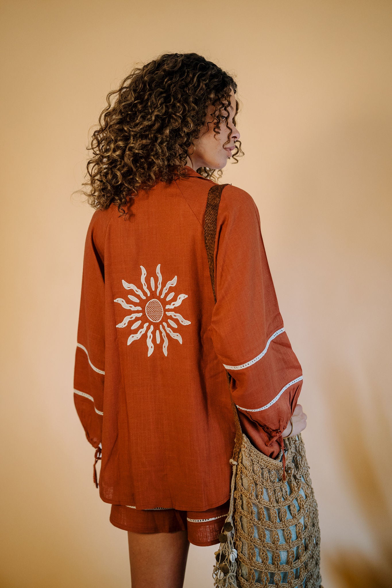 The Aziza Sun Linen Shirt in Havan