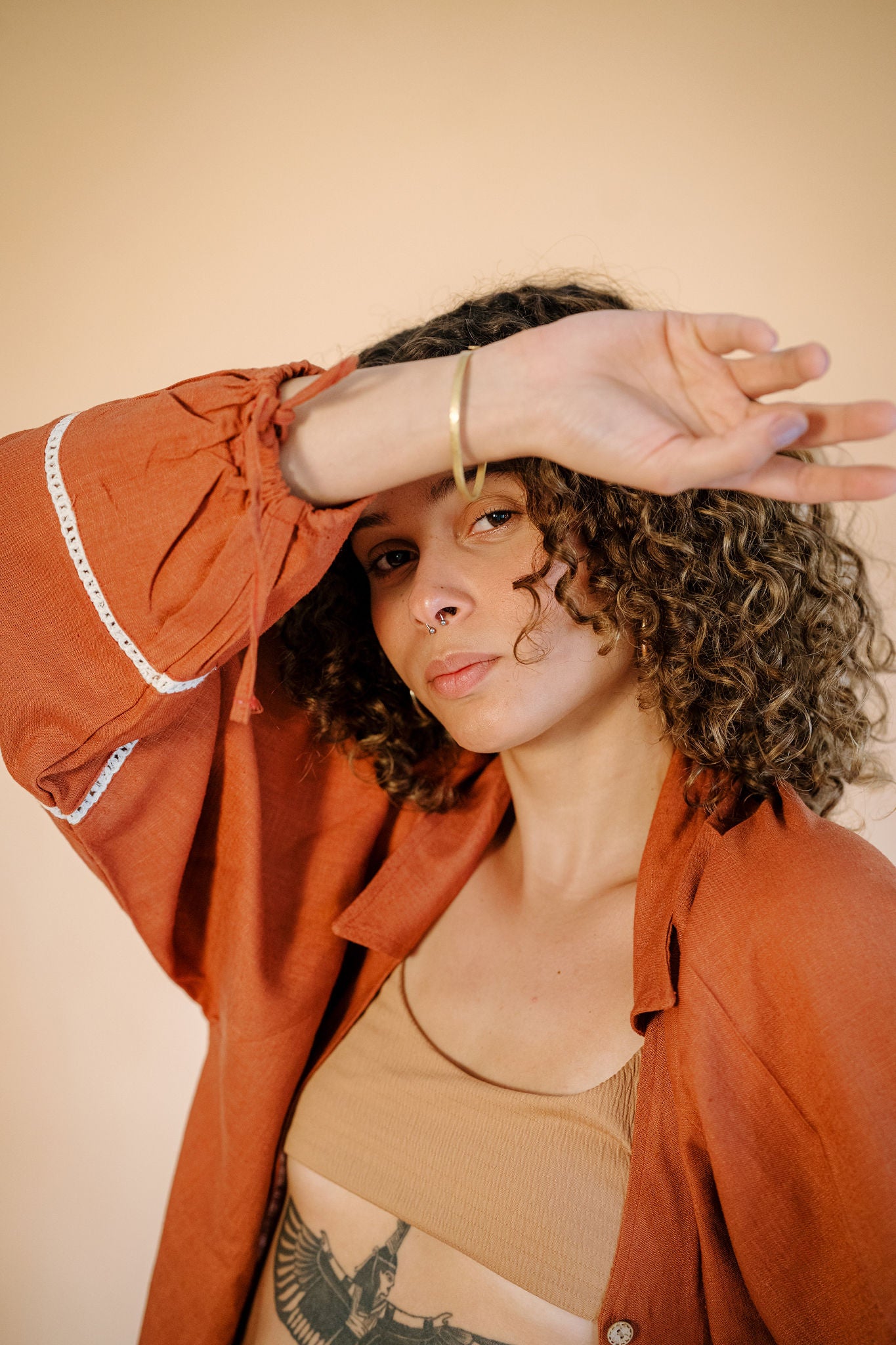 The Aziza Sun Linen Shirt in Havan