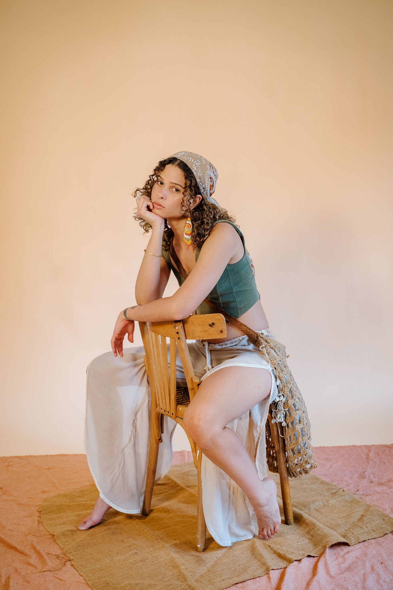 Coastal Slits Pants in Cafe