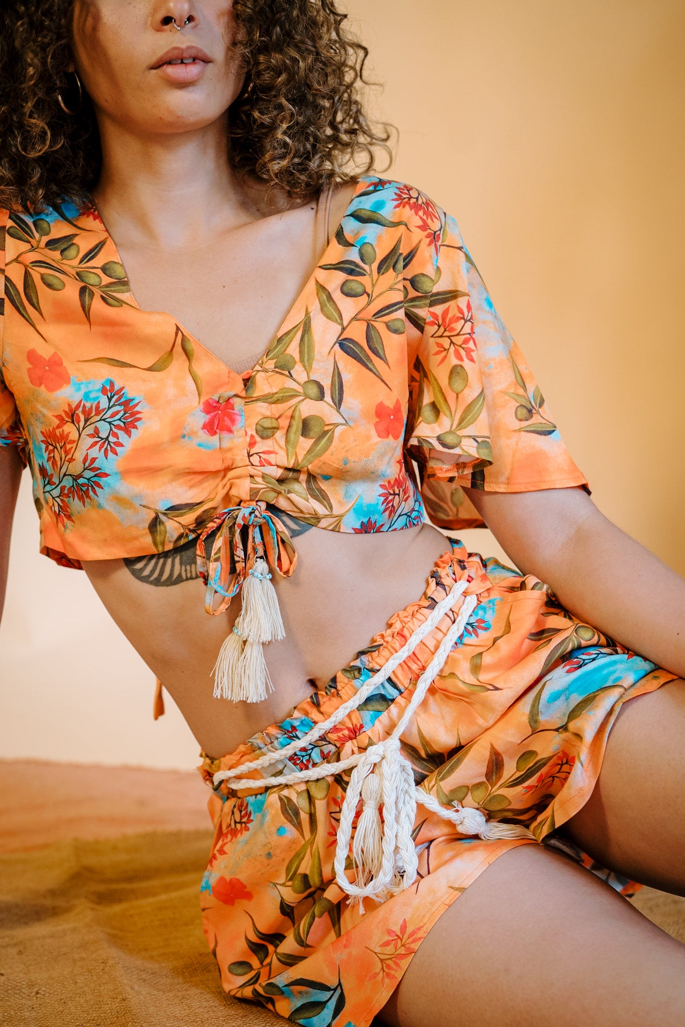 Midsummer Shorts in Zaytuna Print