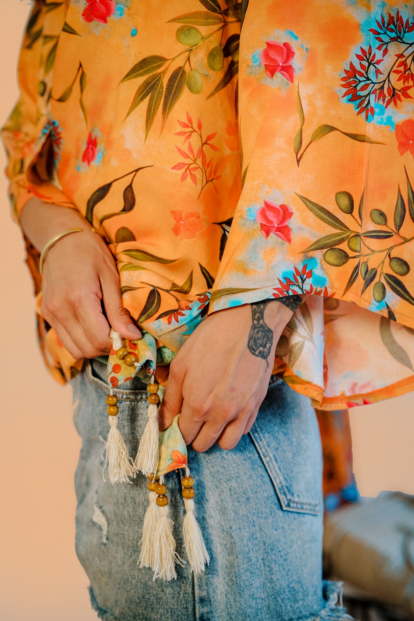 Midsummer Kimono in Zaytuna Print