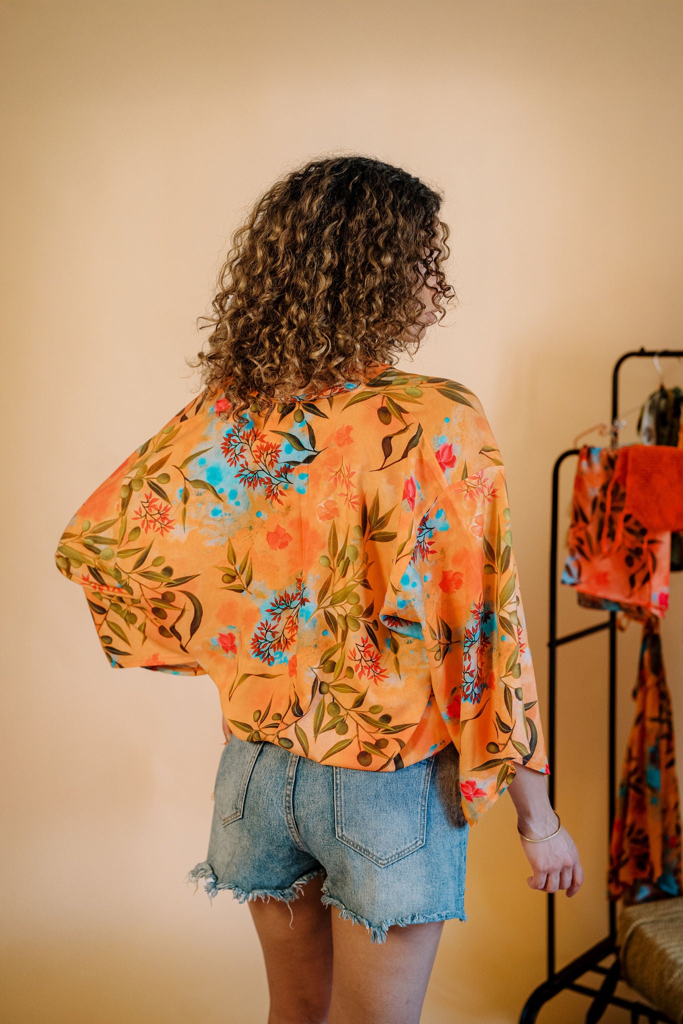 Midsummer Kimono in Zaytuna Print
