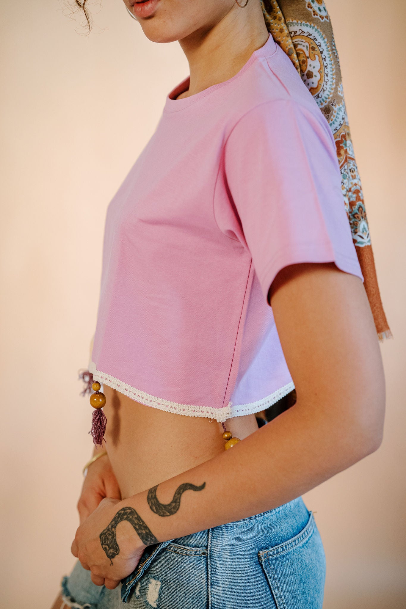 Zahret Toot Cropped Tee