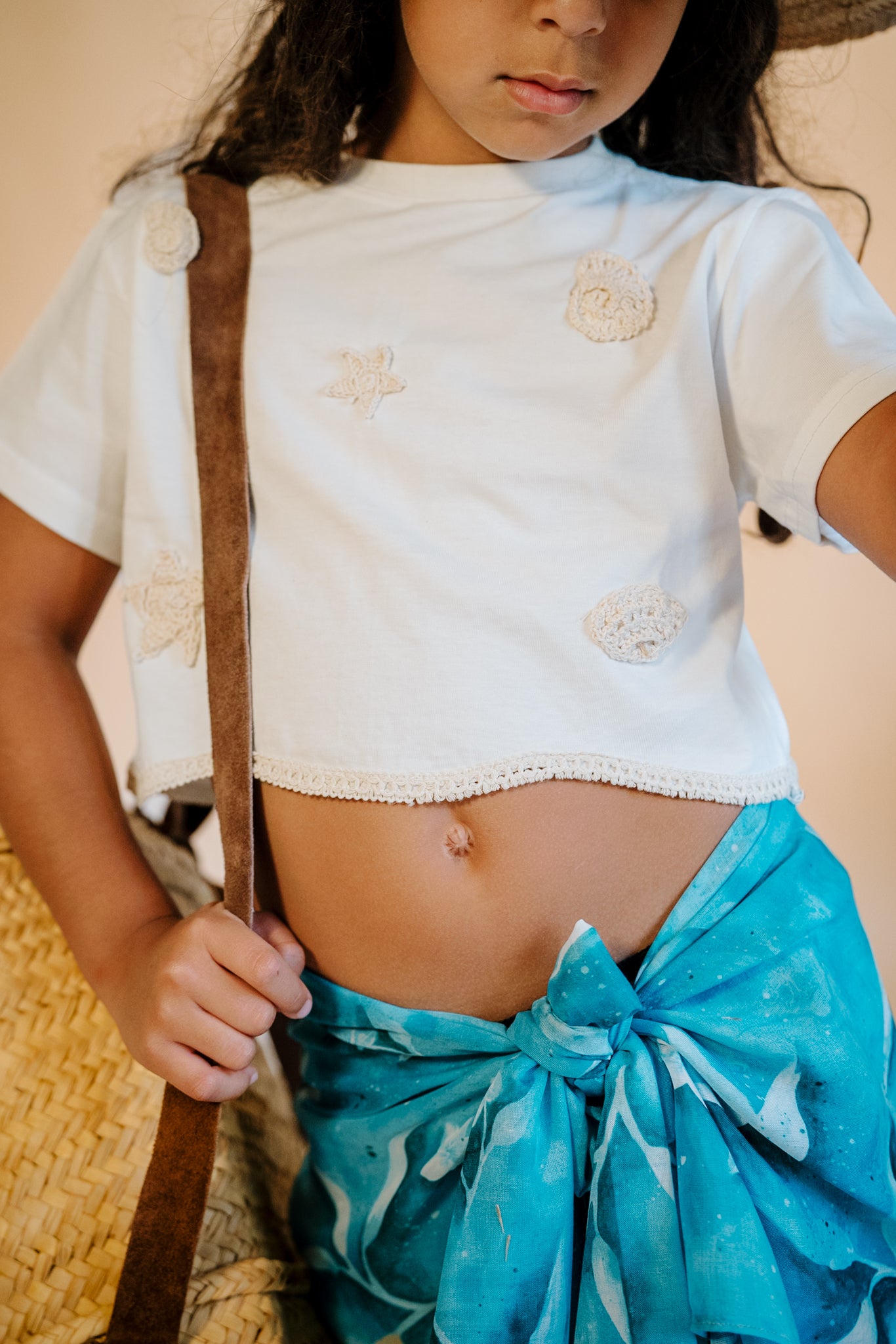 Little Sandy Shore Cropped Tee