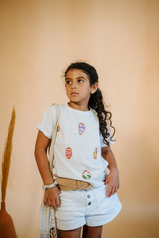 Little Olal White Tshirt