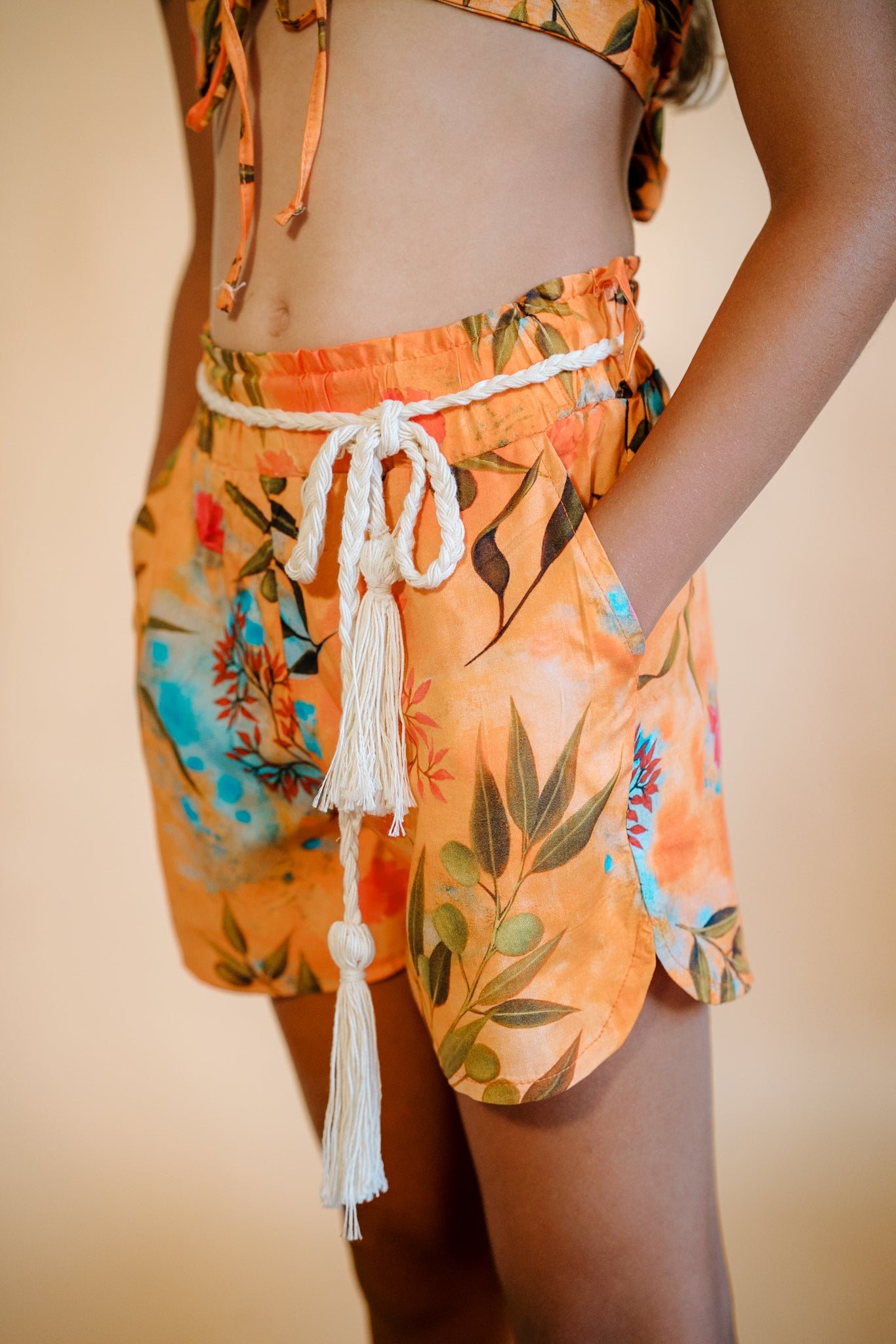Little Midsummer Shorts in Zaytuna Print