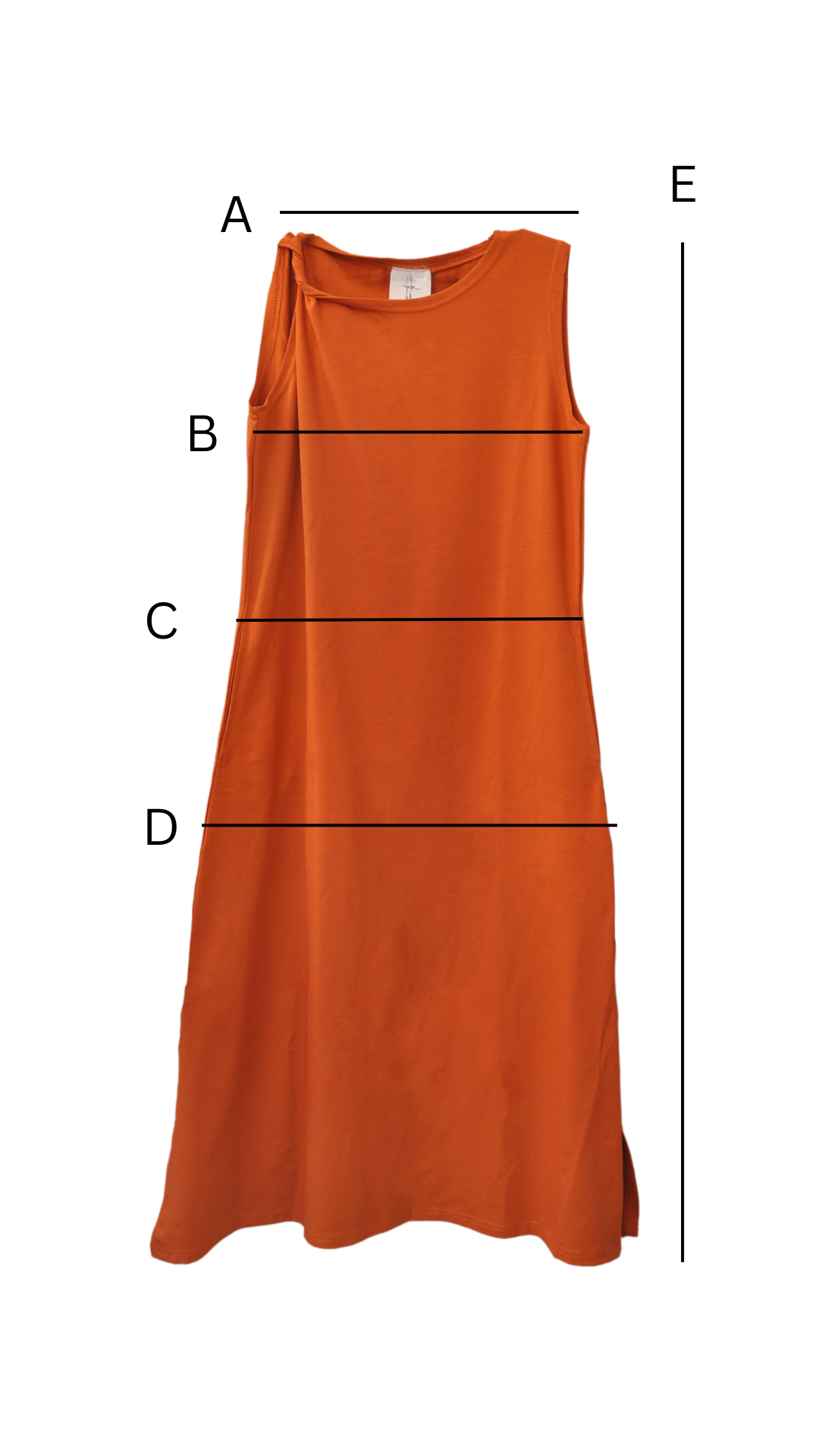 Cairo Dress in Brick