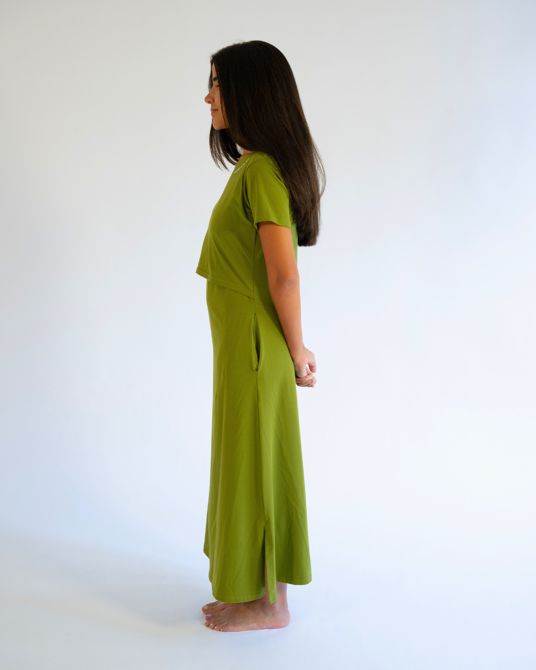 The Love & Nurture Dress in Olive