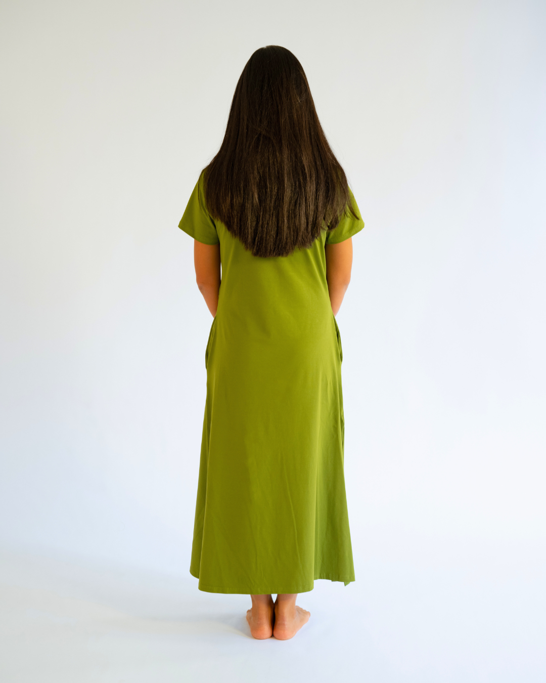 The Love & Nurture Dress in Olive