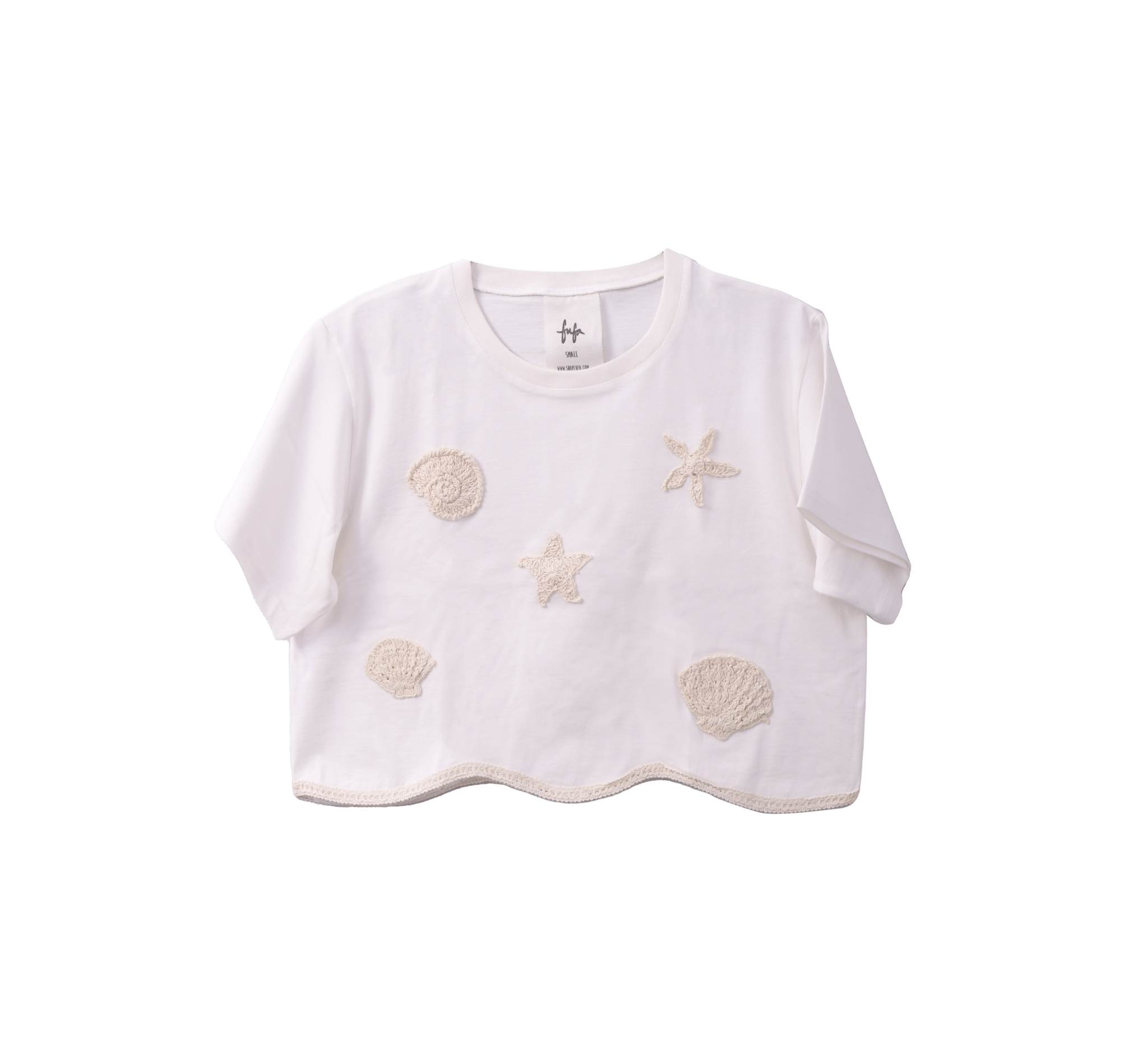 Little Sandy Shore Cropped Tee