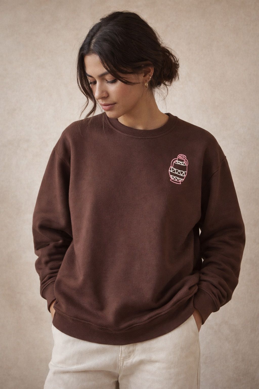 Dafaa Pullover in Brown