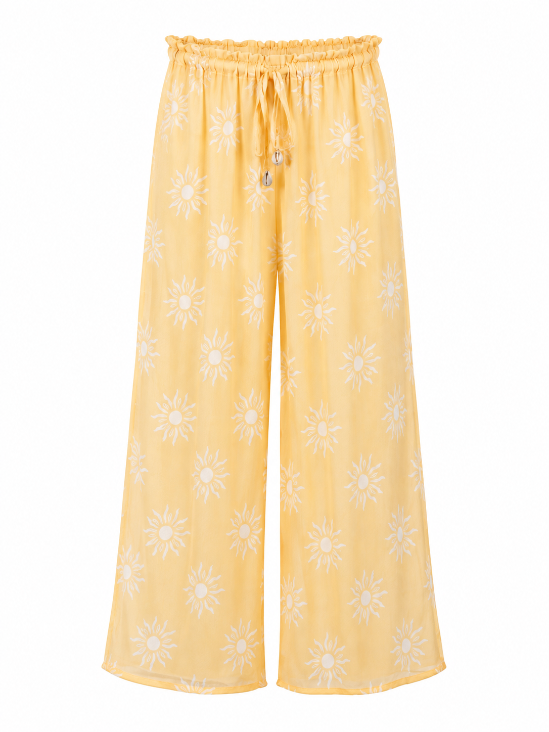 Lucky Lola Chiffon Pants in Shams