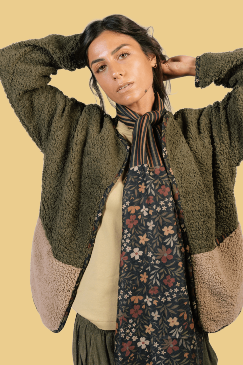 Midnight Blossoms Scarf-FS