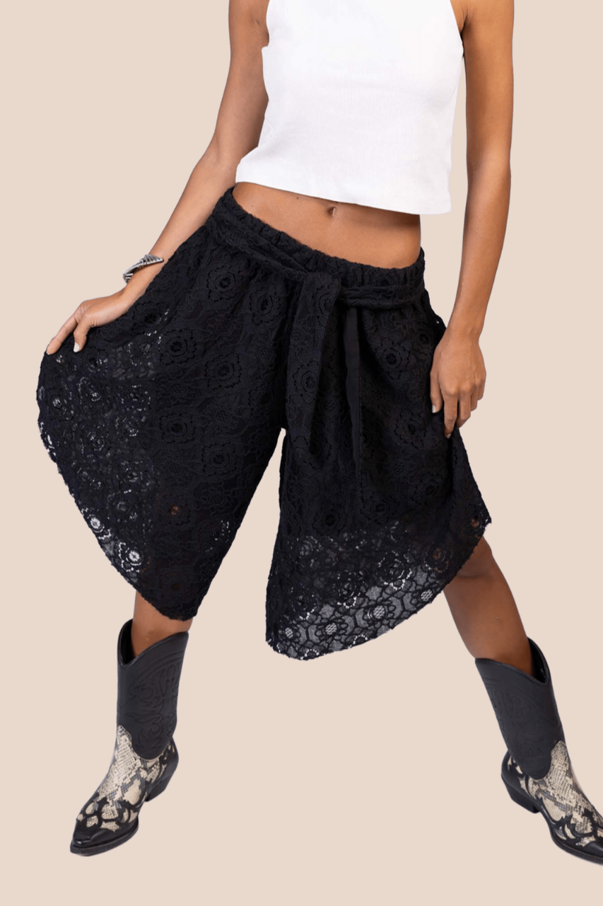 Lacey Madina Shorts in Black