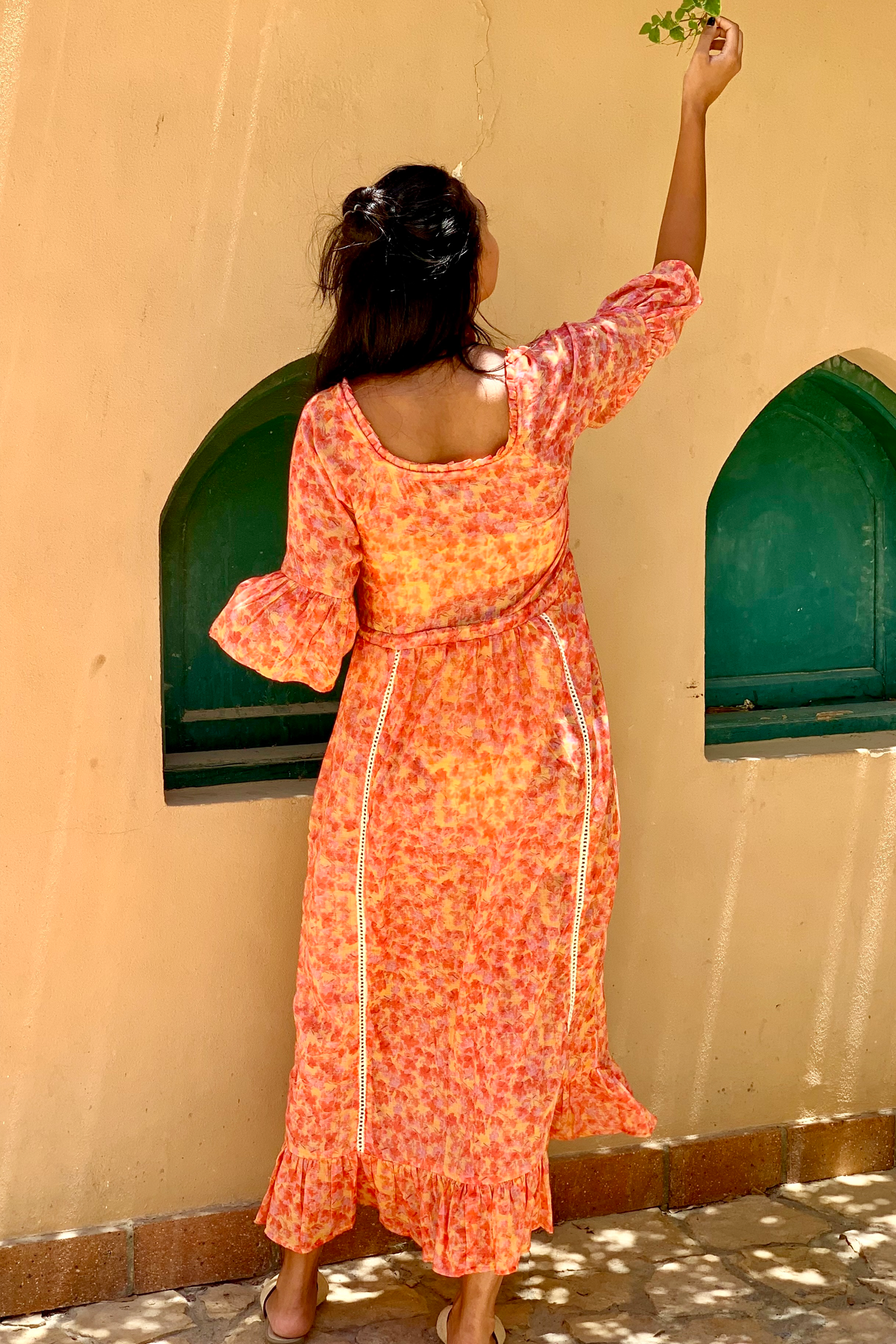 Sunny Blooms Lotus Dress