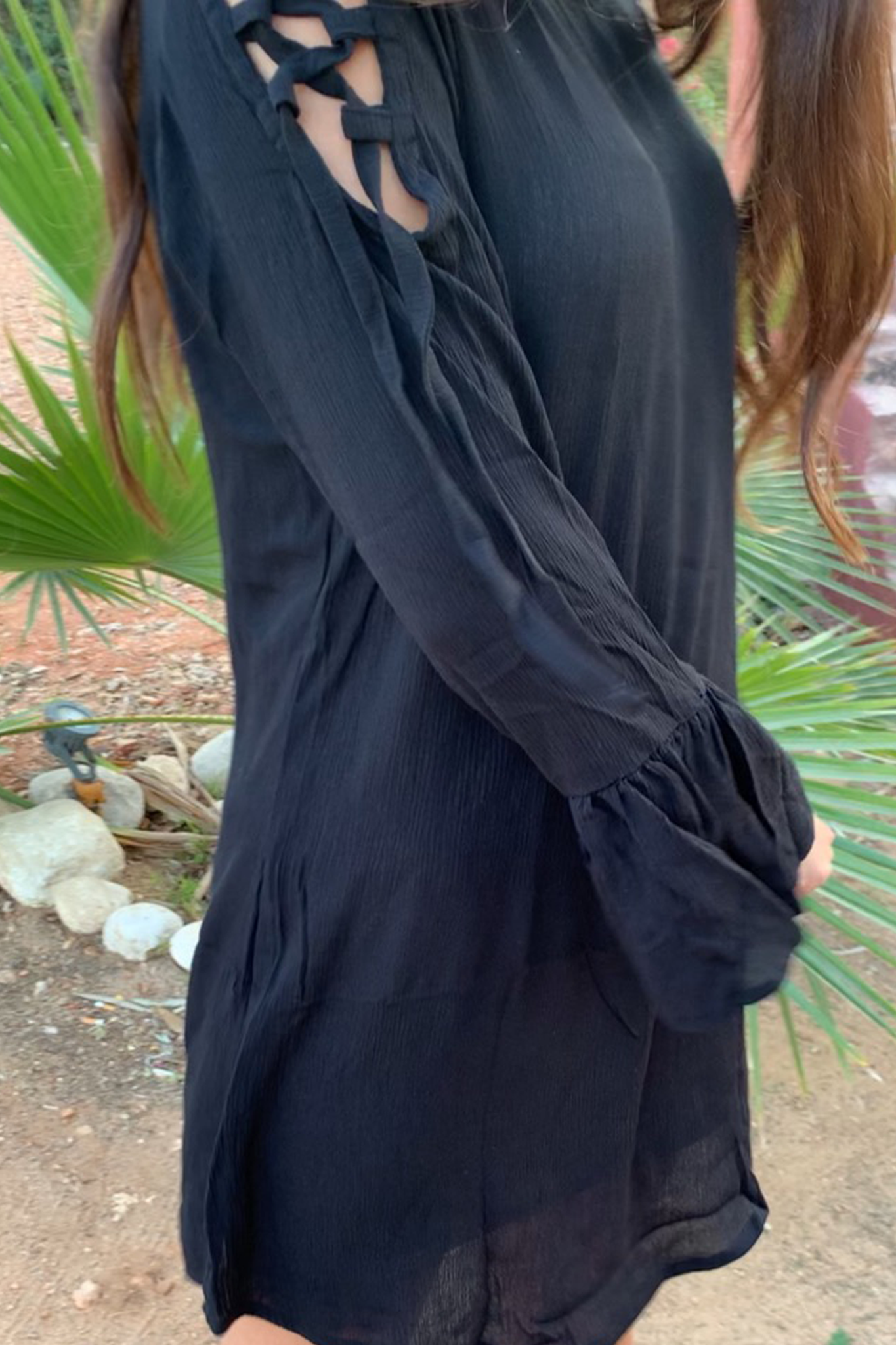 Made For Fall Black Dress