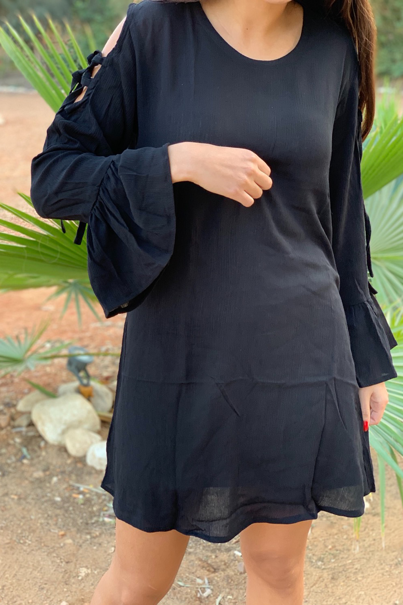 Made For Fall Black Dress