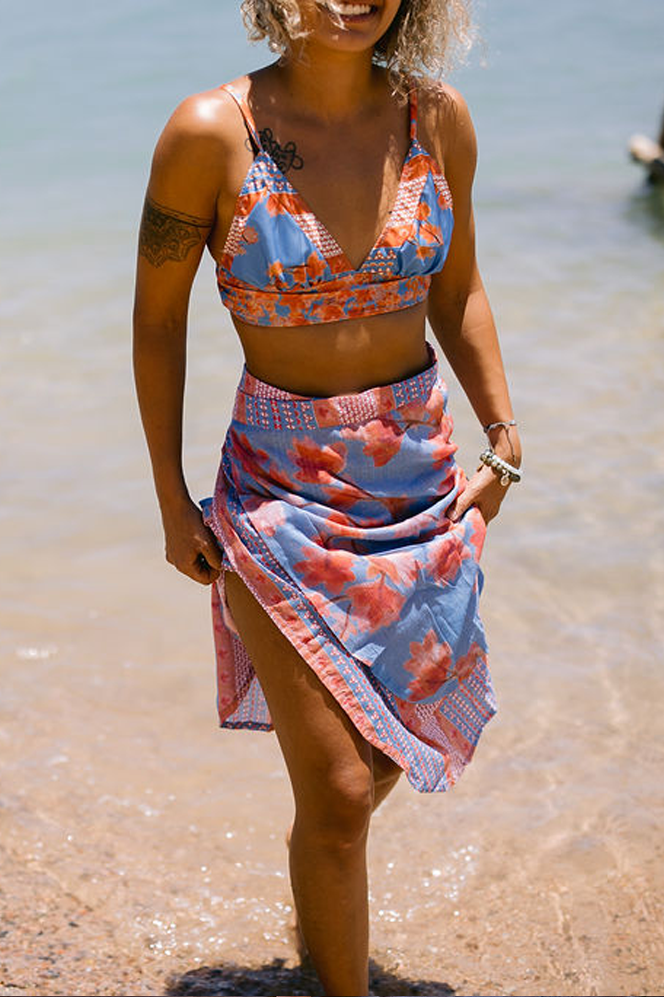 Aqua Marine Bikini Top