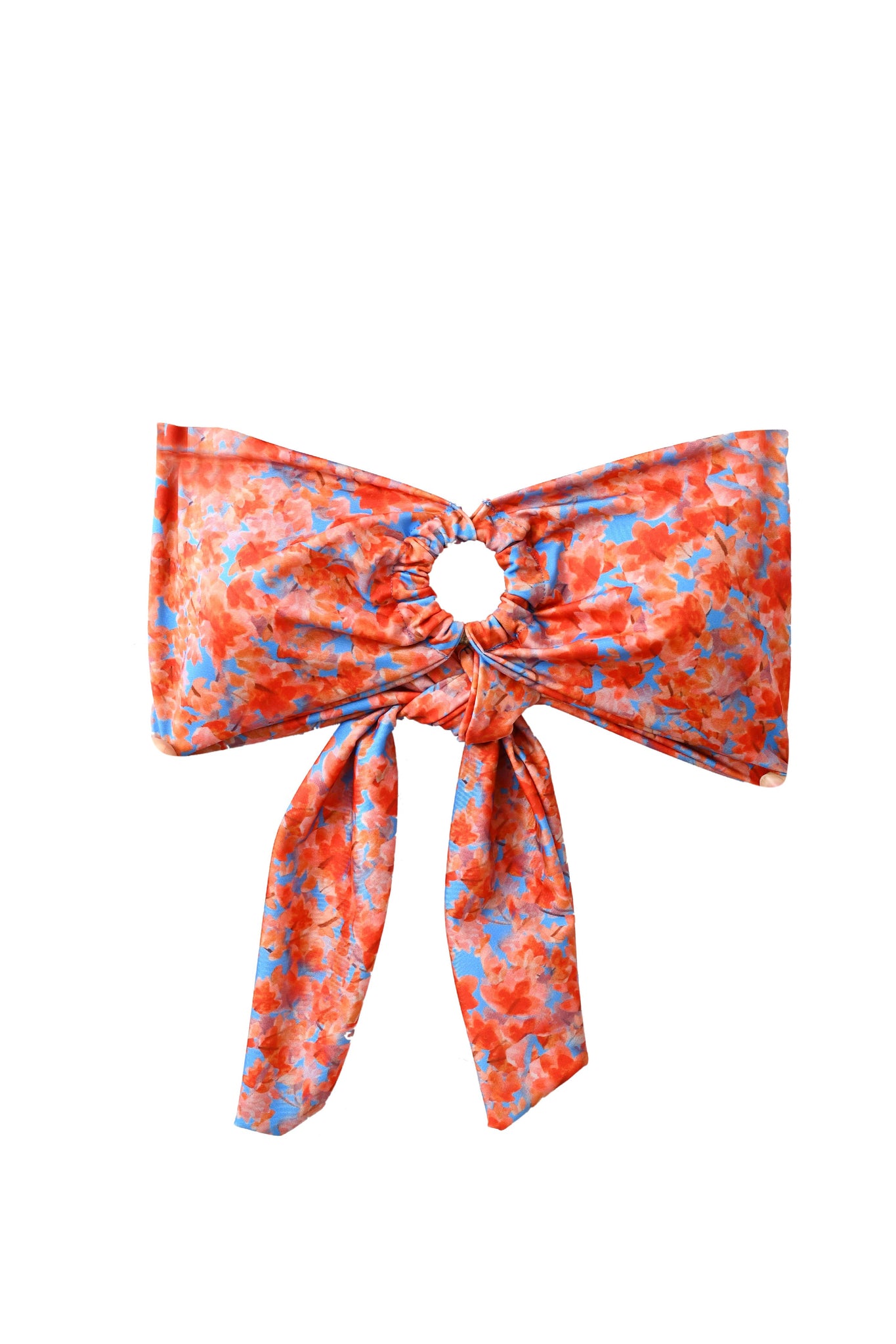 Seheil Bandeau Bikini Top Aqua