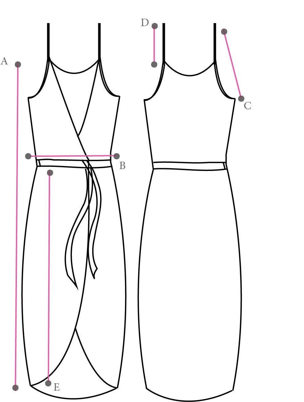 Vanilla Shell Strappy Wrap